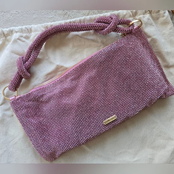 Cult Gaia Hera Nano Shoulder Bag in Shell Pink
